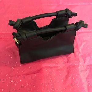 Anthropologie small black handbag